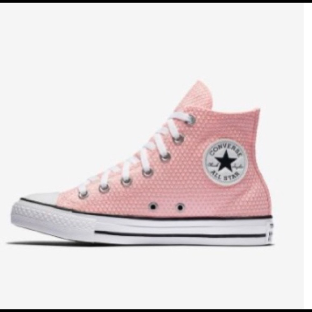 Converse Chuck Taylor All Star Woven Pink High Top